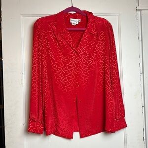 Vintage Le Folio button down blouse